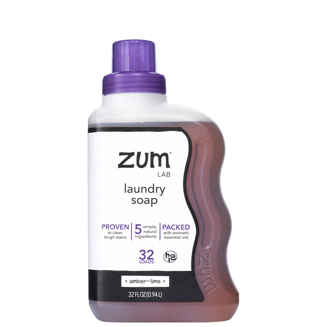 Zum Lab Amber-Lime Scented Natural Laundry Soap | 32 fl. oz.