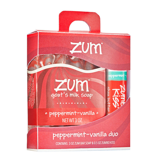 Peppermint-vanilla Zum Bar Soap and Zumbo Peppermint Kiss Stick